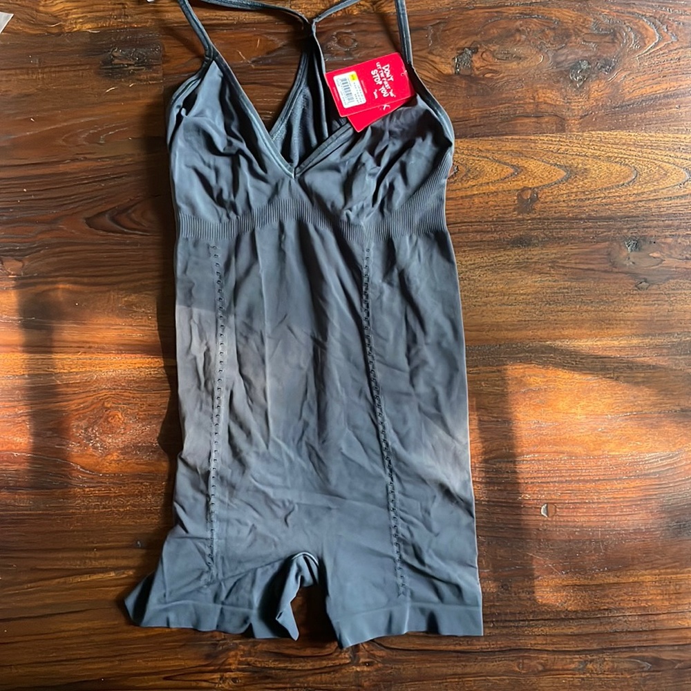 SPANX lounge-hooray romper Grey, Medium
